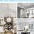 XINGQI 6-Light Modern Chandelier Brushed Nickel Farmhouse Dining Room 12 thumbnail