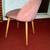 ACCENT CHAIR Pinkish Tan Blonde Legs Desk Living Room Office Seat 2 thumbnail
