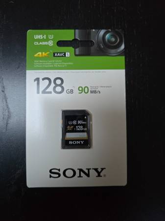 Sony 128GB SDXC Memory Card 1