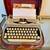Impeccable Vintage Royal Royalite all metal typewriter / leather case 3 thumbnail