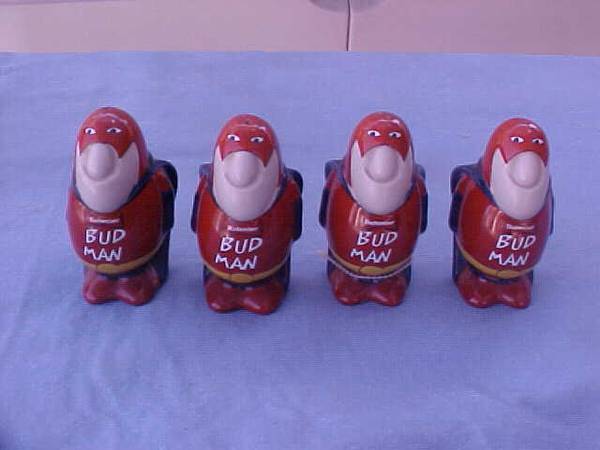 budweiser  stein   salt and pepper 1