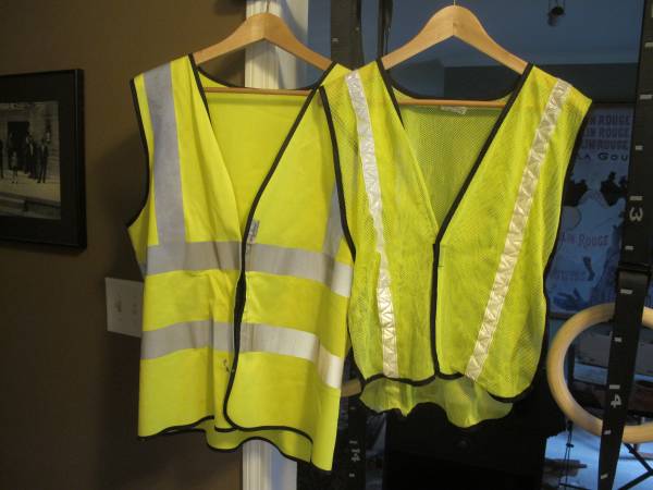 Safety 2 Reflective Work Vests One Lot 1
