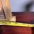 Vintage charred bamboo French Riviera style mirror B28 8 thumbnail
