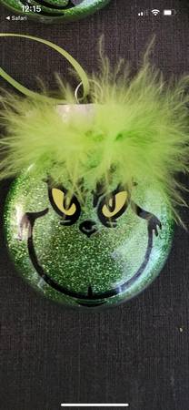 Grinch ornament, 1