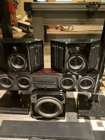 Sunfire speakers and subwoofer. High end 5.1 bobcarver speaker system - $1,500 (Loveland)63471156524163122