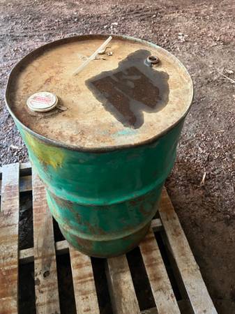 New 30 gallon barrel of Conoco Oil 1