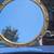Vintage round gold mirror 32x32 3 thumbnail