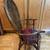 Gorgeous, Comfy & Solid Vintage Rattan & Wicker Balloon Back Peacock Chair 2 thumbnail