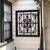 Black Floral Hanging Iron Frame Patio Garden Wall Art 4 thumbnail