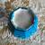 Small Antique  Turquoise Octagon shaped Chinese Jar  Immortals 5 thumbnail