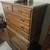 Henkel-Harris Black Cherry Tall Dresser 3 thumbnail