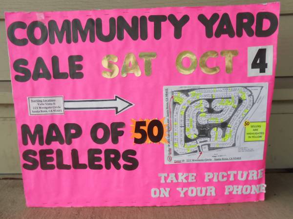 Multi-Family Community Garage Sale - 50 Sellers !! 1
