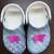 Crocs Kids Classic Graphic Clog, White/Multi, Size 8 US Girls Toddler 1 thumbnail
