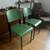 Jean Prouvé inspired Style  Mid century Green and black  Dining Chairs 4 thumbnail