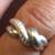 Sterling Silver Ring (Size 6-7) with 2 pieces that links together 5 thumbnail