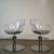 Pair of Lucite Swivel Adjustable Arm Chairs 6 thumbnail