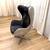 Restoration Hardware RH Leather Copenhagen Leather Spitfire Chair Set 10 thumbnail