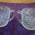 Vintage 1950s Creamer and sugar set.Etched cut glass. 2 for $12 tot 1 thumbnail