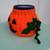 Crocheted Pumpkin Handmade 6in diameter Base x 6in Height 2 thumbnail