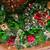 Christmas Wreath,Glass Pcs,Decor on Wood Tree Disc 3 thumbnail