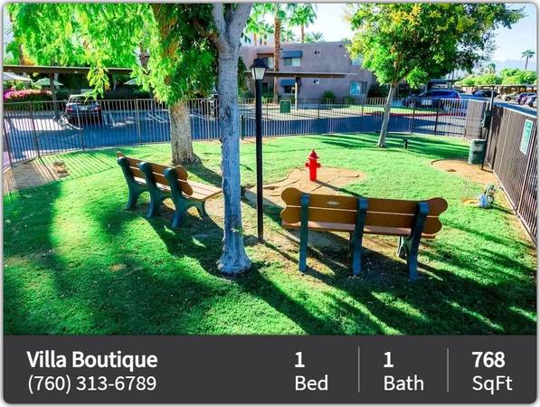 $1,995 / 1br - 768ft2 - Gorgeous views right outside your window! Villa Boutique Apartment Hom (Palm Springs - Near Palm Springs Strip)63766966925953122
