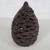Pine Cone Heavy Cast Iron Brown Candle Holder Garden Lantern 9" New 4 thumbnail