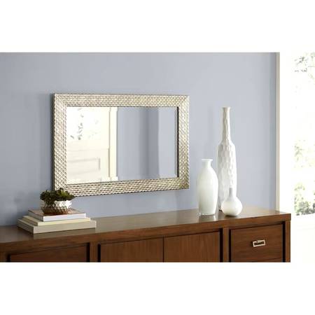 Allen + Roth  Silver Beveled Wall Mirror - $48 (Madison)63470919150723122