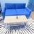 Blue Couch that can turn into a sofa bed 1 thumbnail