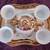 Vintage Chinese Mini Dragon Phoenix Rose Tea set Gold 6 Pc set 10 thumbnail