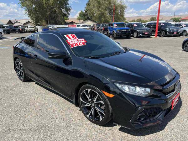 2018 Honda Civic Si Coupe coupe Crystal Black Pearl - $14,999 (CALL 509-795-0867 FOR AVAILABILITY)63470421042433123