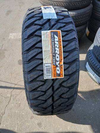 4 New Tires Installed/ 4 Llantas Nuevas Instaladas 35/12.50/20 Arroyo 1