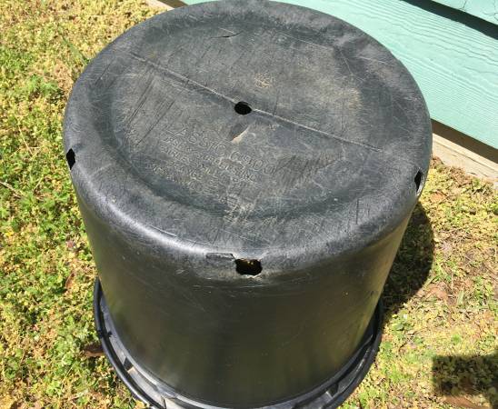 Maceta grande para plantas de vivero y 2 macetas pequeñas para flores - $12 (Holly Pond)63470919787651123
