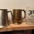 Vintage mugs $30 takes all. Monogrammed Sheffield pewter Stein & brass 1 thumbnail