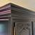 Large Black Solid Wood Decorative ARMOIRE WARDROBE 5 thumbnail