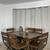 High Extendable Rustic Industrial Dining Table with 8 Chairs ASHLEY 18 thumbnail