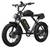 Bluvall K10 2000 Watt Dual Motor Moped Style Urban E-Bike 2 thumbnail