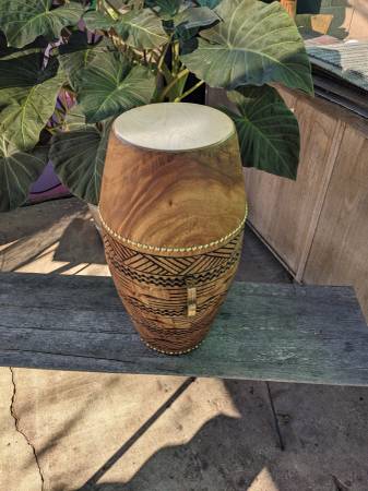 Custom wood top Conga / Kpanlogo 1