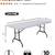 Lifetime 72” White Plastic Portable Folding Banquet Table. 6’ Folding Table  5 thumbnail