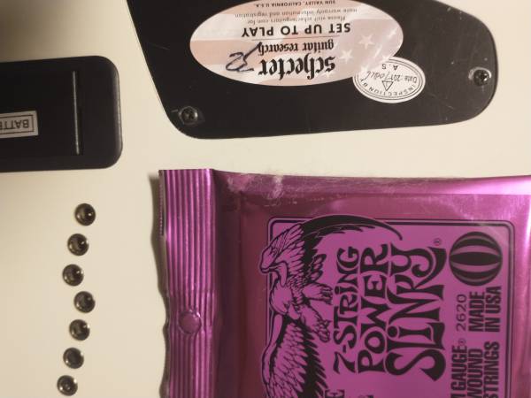 7 string electric guitar. Schecter - make an offer 1