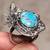 Blue Copper Turquoise Ring - Size 8 2 thumbnail