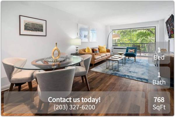 $2,045 / 1br - 768ft2 - All you've been looking for! Stylish upgraded 768 SqFt 1 BD / 1 BA! (Stamford)63870971641603122