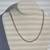 Italian HALF-MOON Cut 14k White Gold Chain Necklace Men Women 28 Inch 4 thumbnail