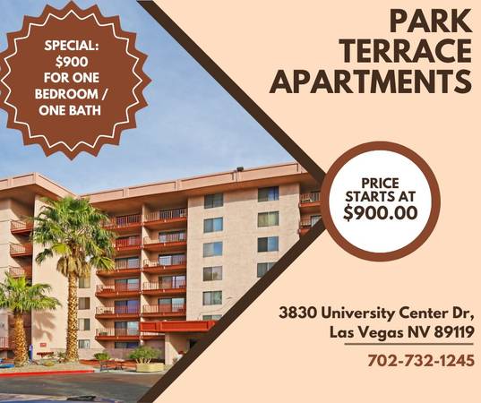 PARK TERRACE APARTMENTS - SPECIAL AVAILABLE !!! 1