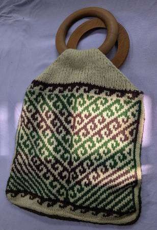 handmade knitted bag 1
