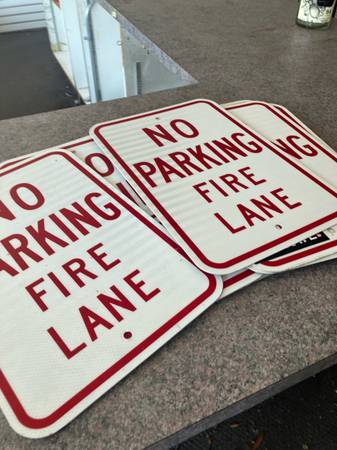 No parking signs 1