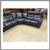 Ekornes Stressless Paradise Sectional In Navy Blue Aniline Leather 7 thumbnail