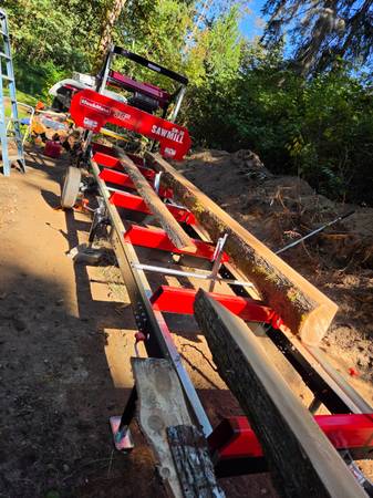 SM-36 X 20 BED SAWMILL SLABS dimensional lumber