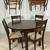 SPACE SAVER Drop Leaf Dining Table & 4 Chairs 12 thumbnail