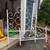 Twin bed frame - white, metal, good condition 2 thumbnail