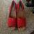 New w/o Box Toms Red Classic Wedge Sandal Great for Christmas 3 thumbnail
